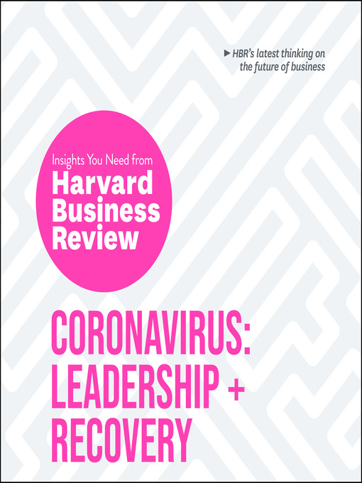 Title details for Coronavirus by Harvard Business Review - Available